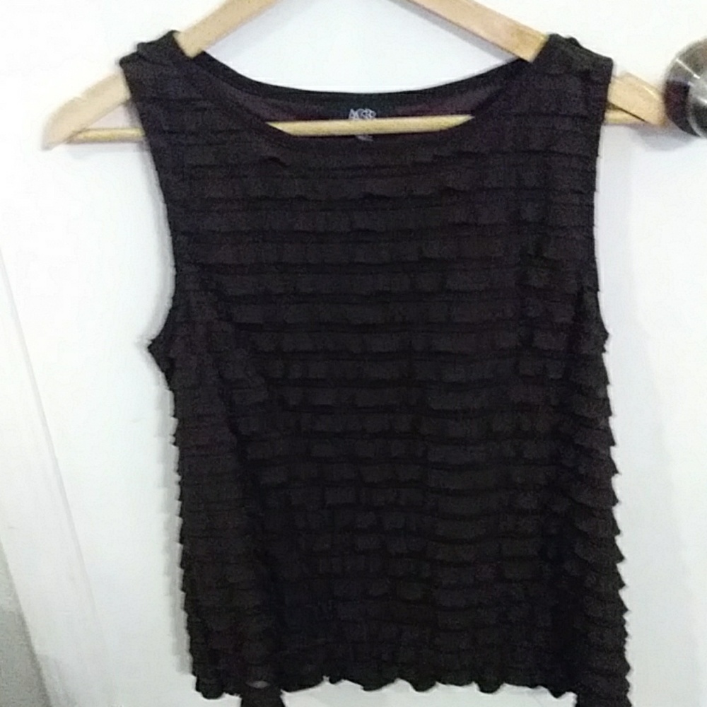 AGB ruffle tank